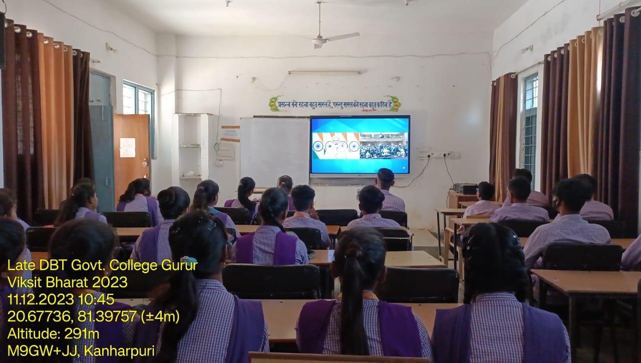 viksit Bharat - Photo Govt. college Gurur