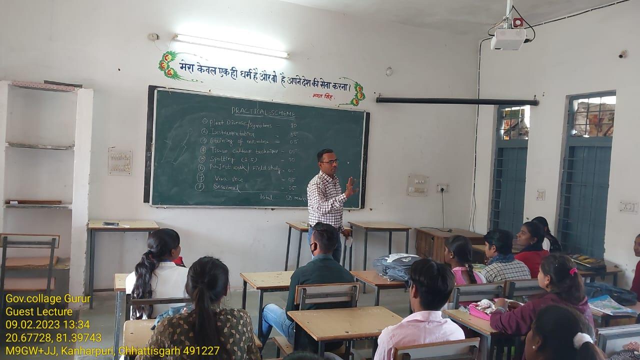 Guest lecture - Photo Govt. college Gurur