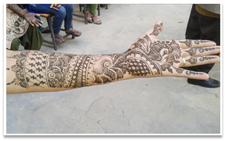 Mehandi Competition - Photo Govt. college Gurur