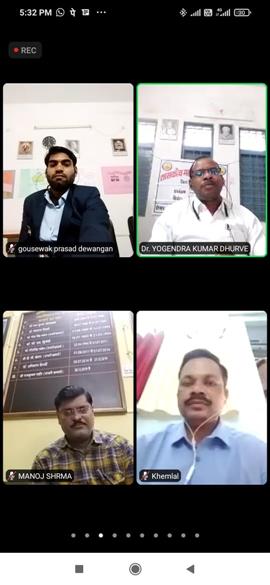 National webinar - Photo Govt. college Gurur