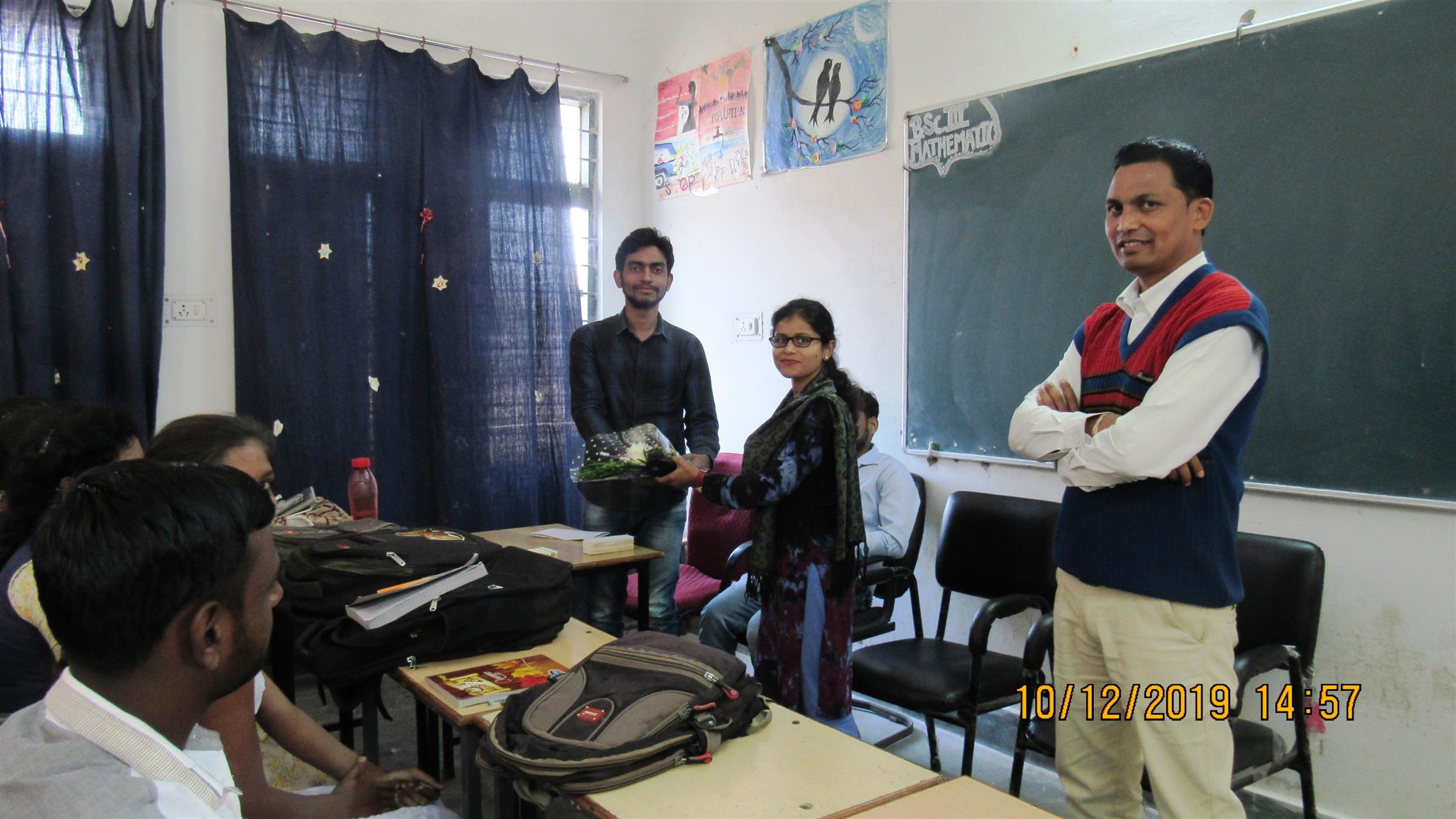 Guest Lecture in Algebra - Photo Govt. college Gurur