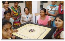 Carrom - Photo Govt. college Gurur