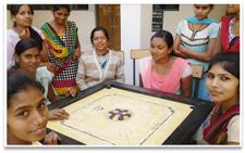 Carrom - Photo Govt. college Gurur