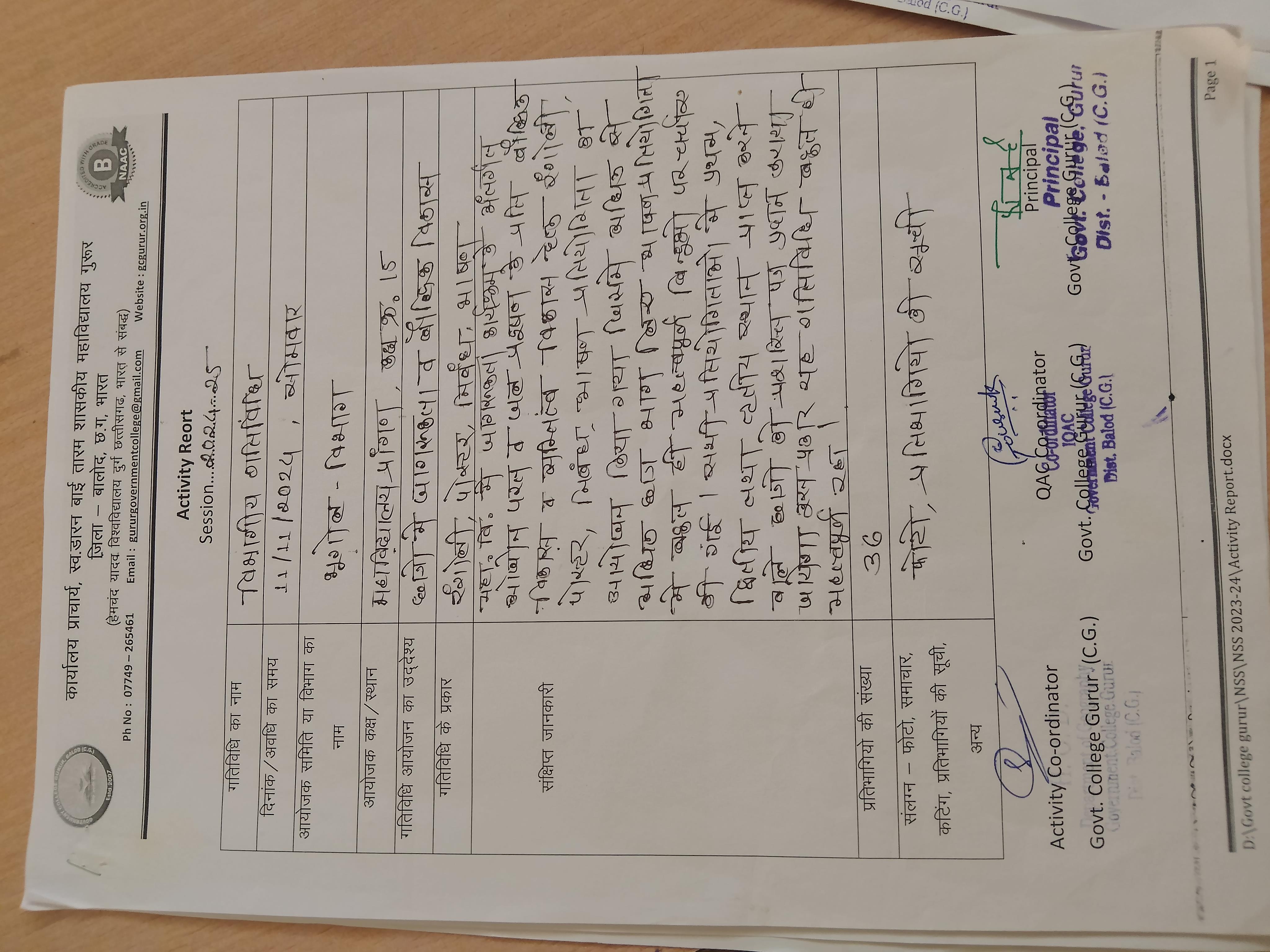 Photo- Govet college Gurur