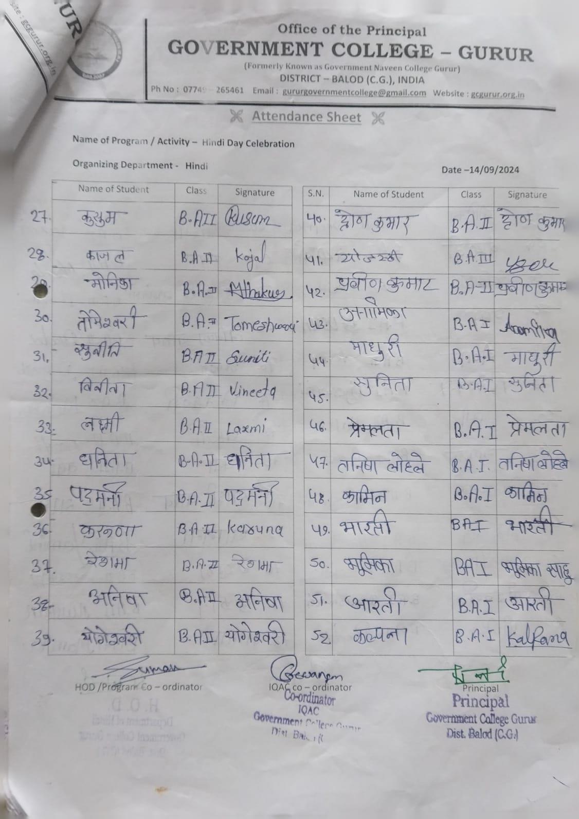 Photo- Govet college Gurur