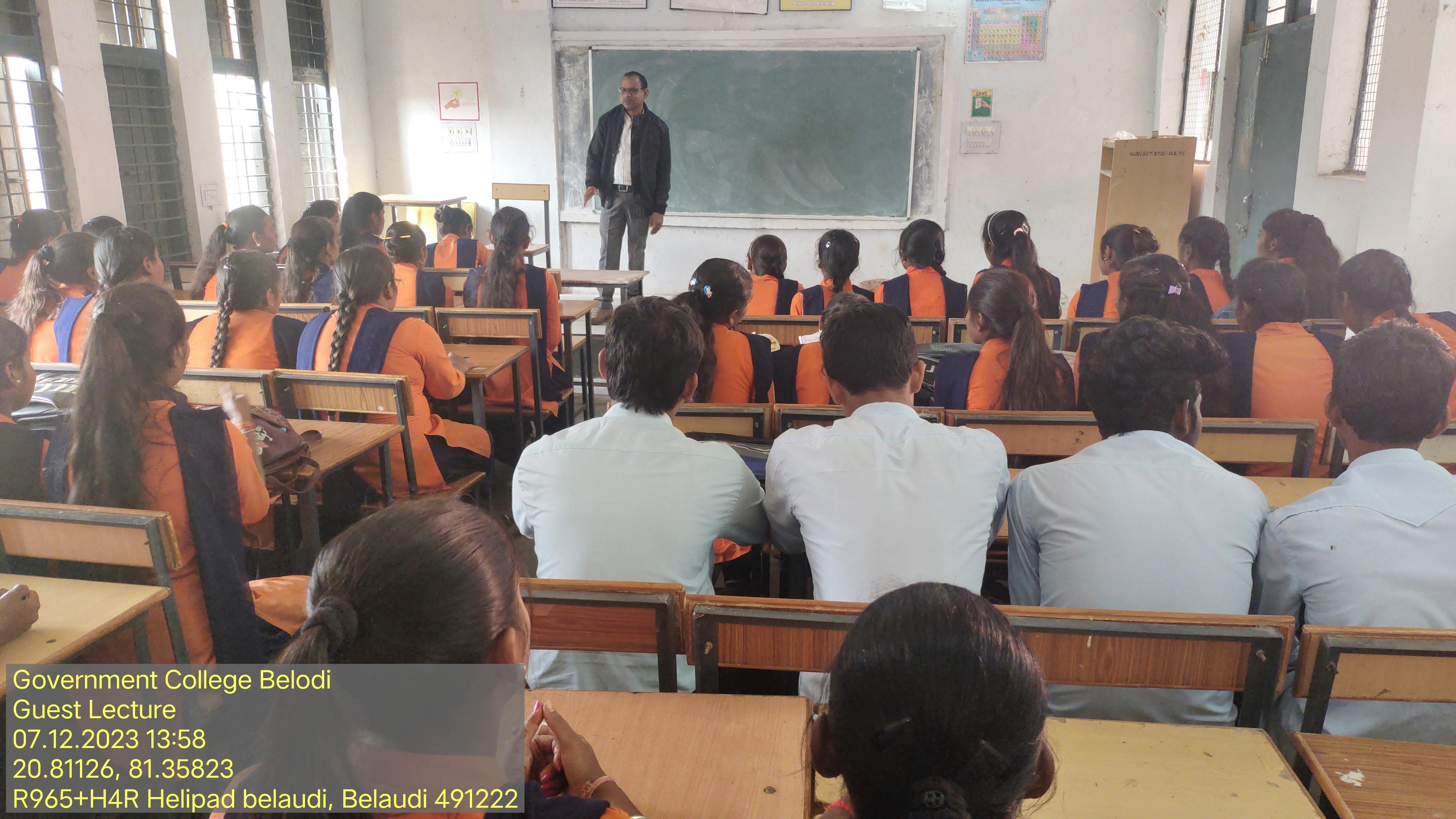 Guest Lecture  - Photo Govt. college Gurur