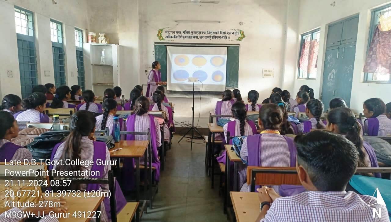 Student PPT presentation (Zoology) - Photo Govt. college Gurur