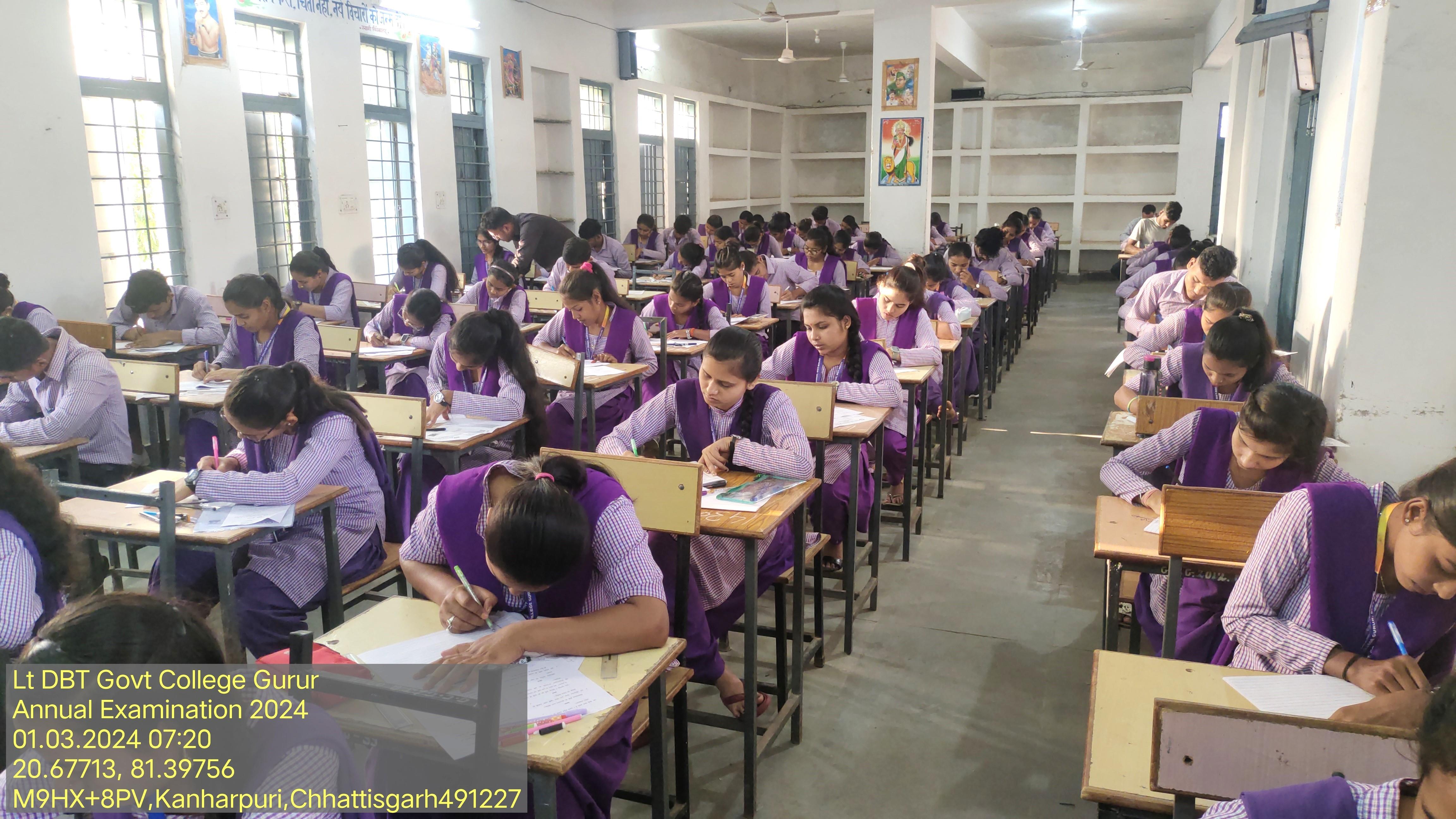 Annual Exam 2024 - Photo Govt. college Gurur