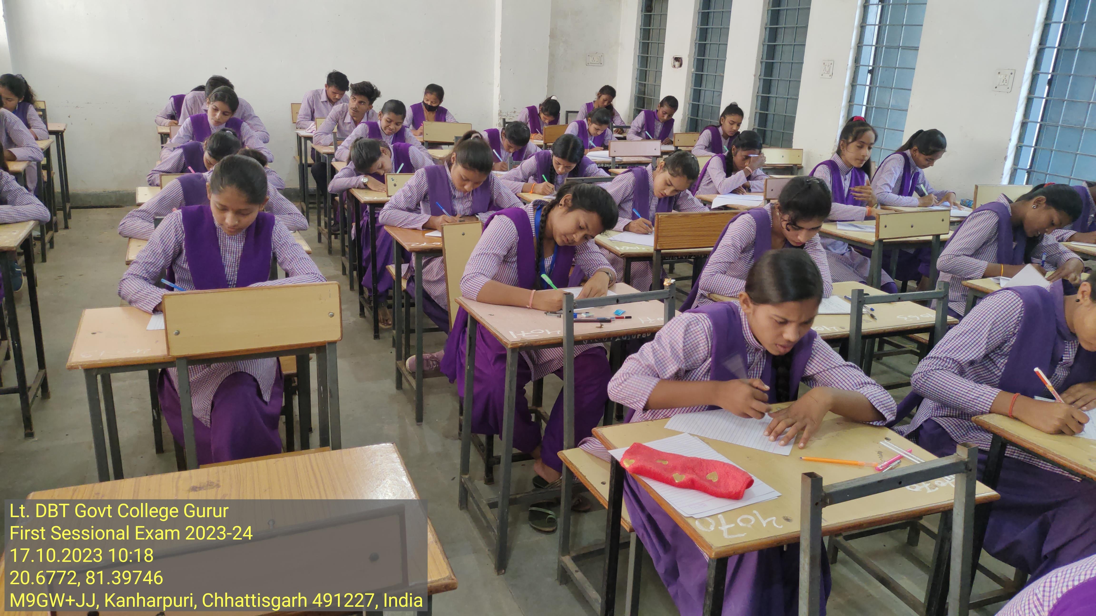 First Sessional Exam 2023-24 - Photo Govt. college Gurur