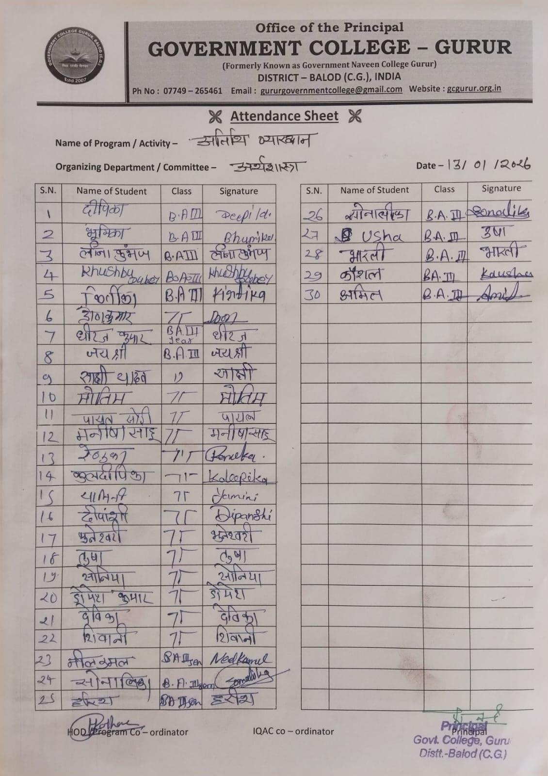 Photo- Govet college Gurur